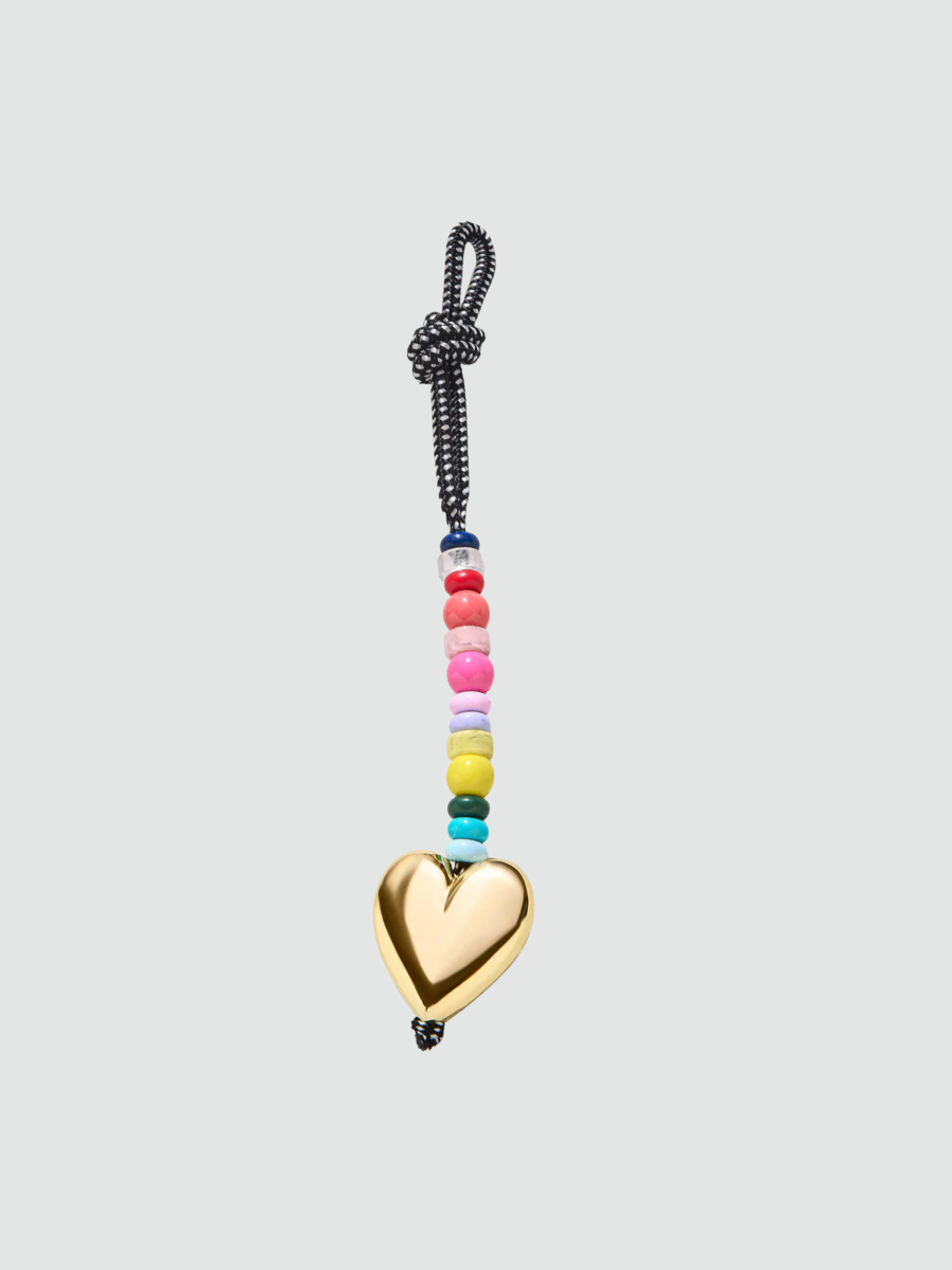 Bag Charm Heart Beadz