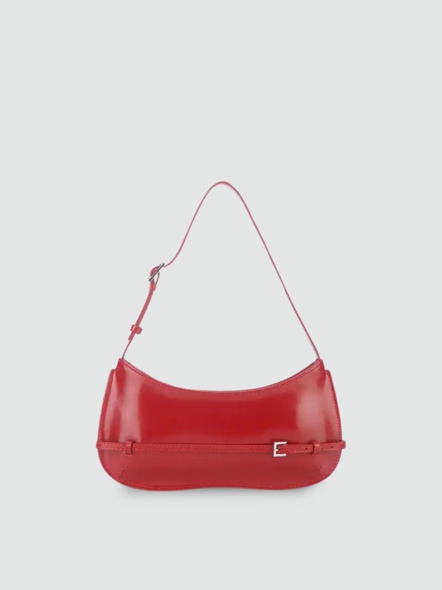 Bolsa Baguete Pequena Vermelha Garbo Magdalena - Garboza