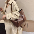 Bolsa Tote Grande Marrom Garbo Sara - Garboza
