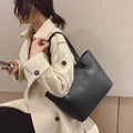 Bolsa Tote Grande Preta Garbo Sara - Garboza