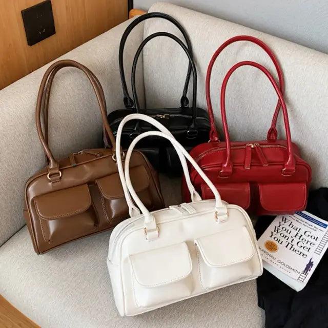 Bolsa de Ombro Média Vinho Garbo Dara - Garboza