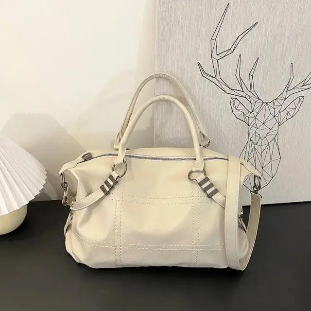 Bolsa Tote Grande Off White Garbo Cíntia - Garboza